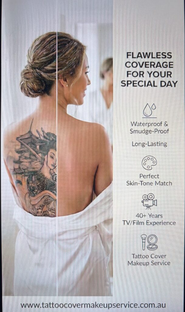 before and after bridal cover by suzi dent